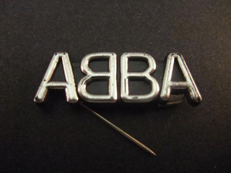 ABBA Zweedse popgroep jaren 70 logo open model